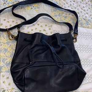 Fossil Black Leather Bag